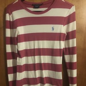 Long sleeve polo shirt